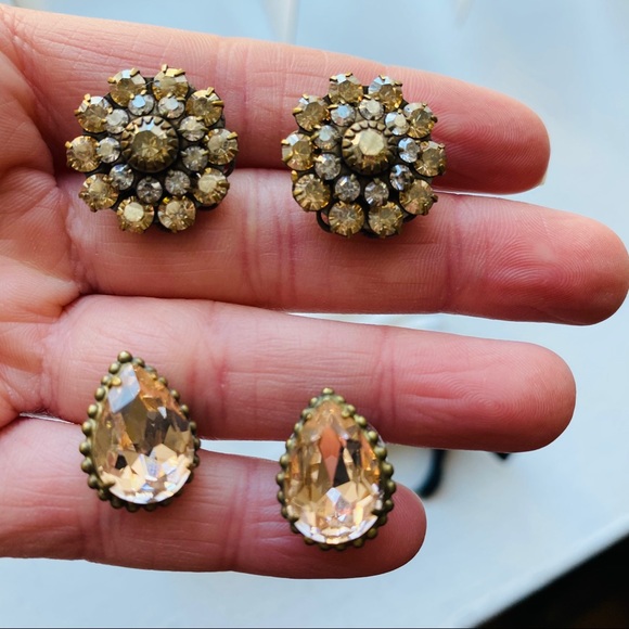 Bloomingdale's Jewelry - NWOT Bundle of 2 glam earrings